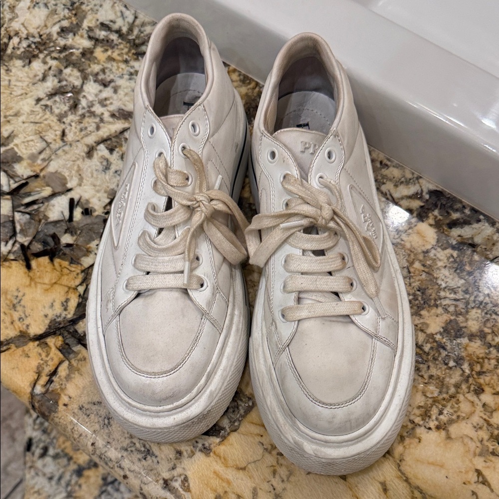 Prada White  Women’s Sneakers